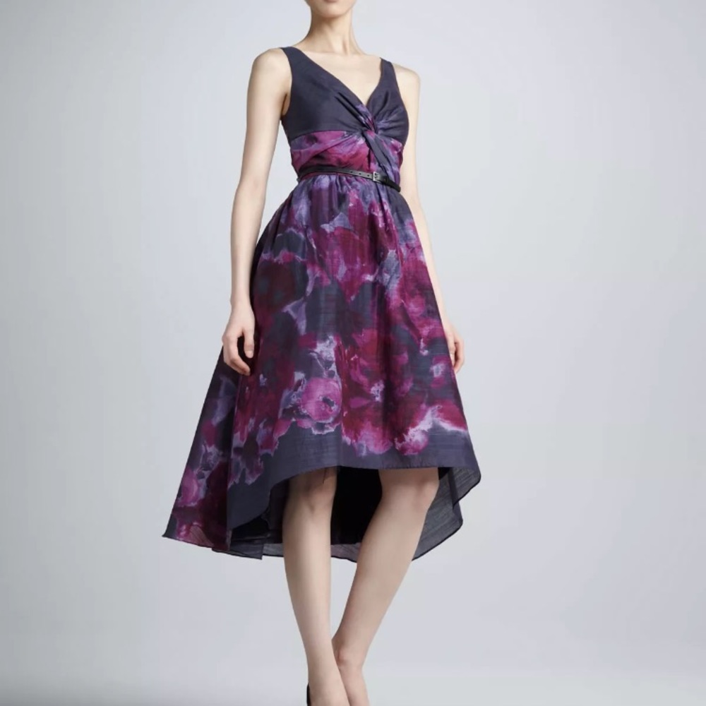 Lela Rose for Neiman Marcus floral dress